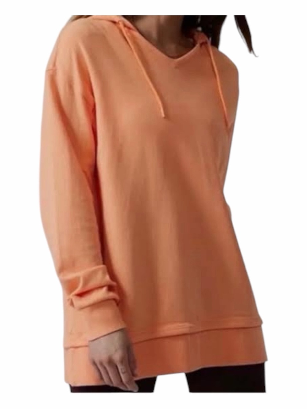 Athleta Sundown Alliance Pullover Hoodie Acapulco Orange Women’s Small